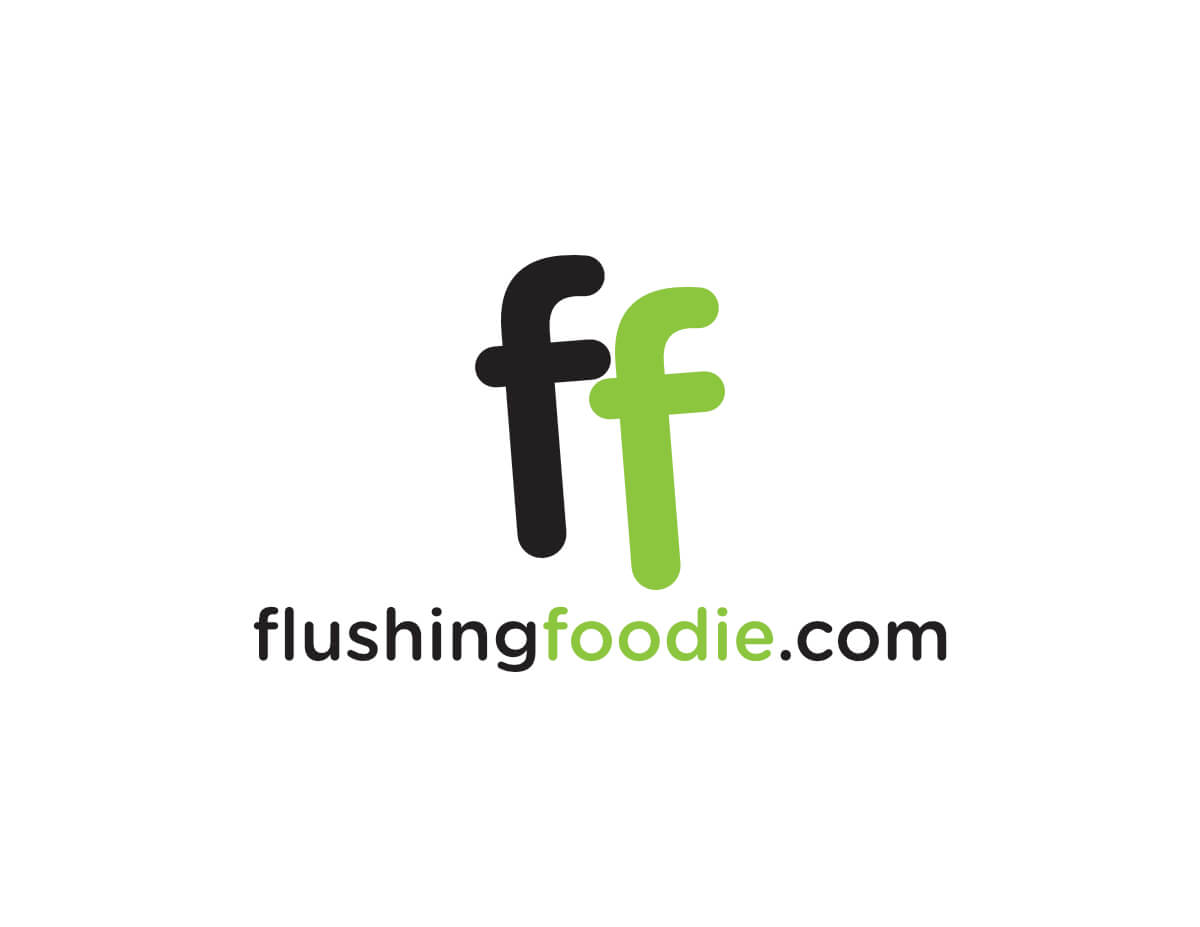 Flushing Foodie logo concept 1