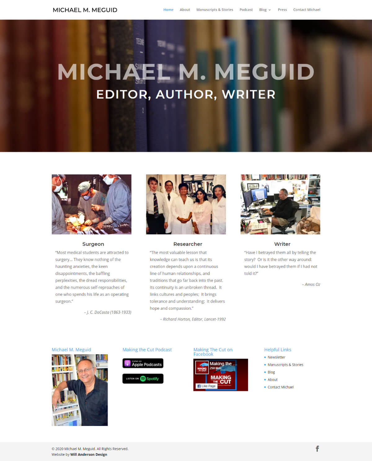 Michael M Meguid website
