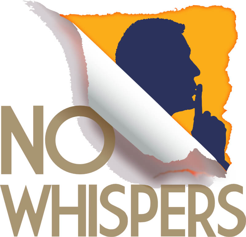 No Whispers logo – converted original to vector format
