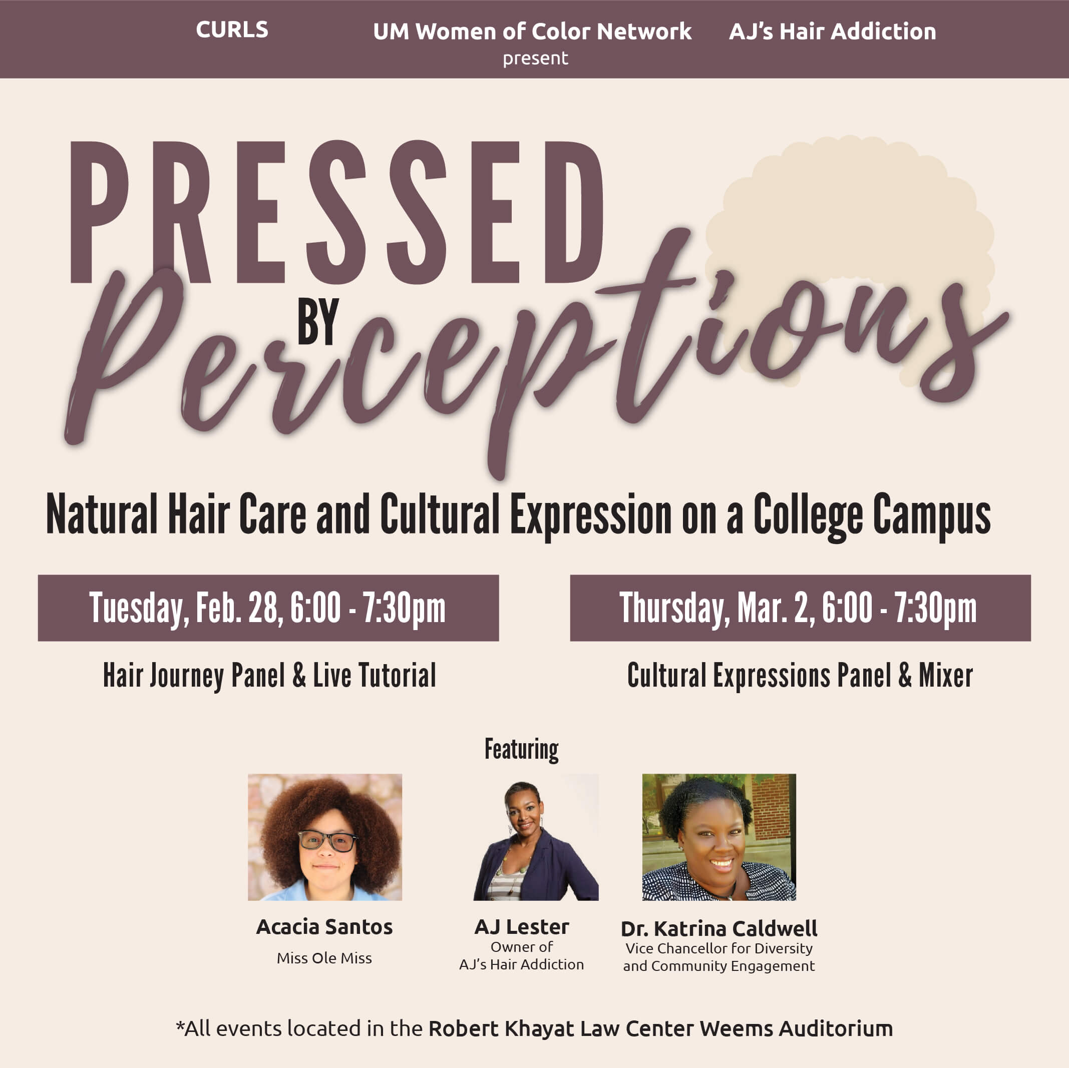 Pressed by Perceptions flyer design