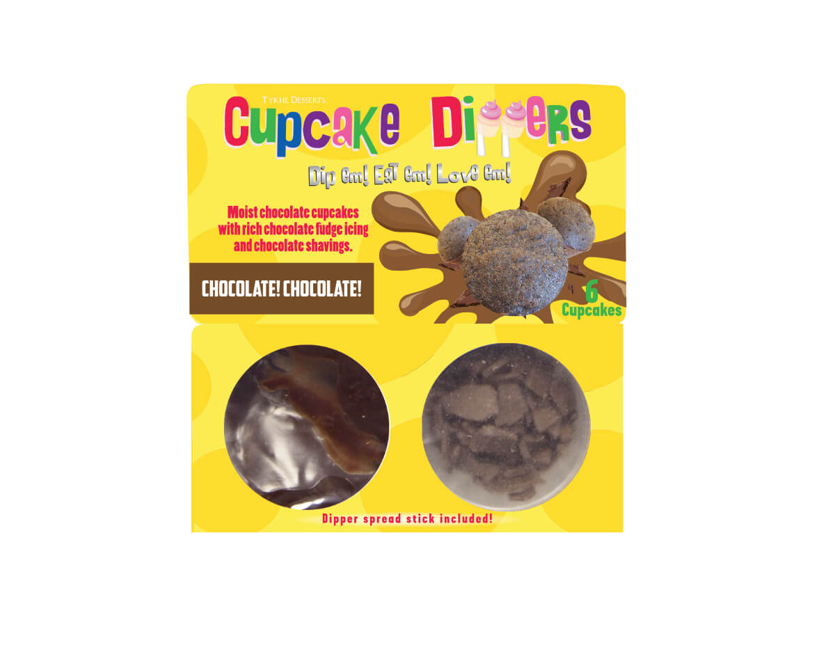 Cupcake Dippers packaging design