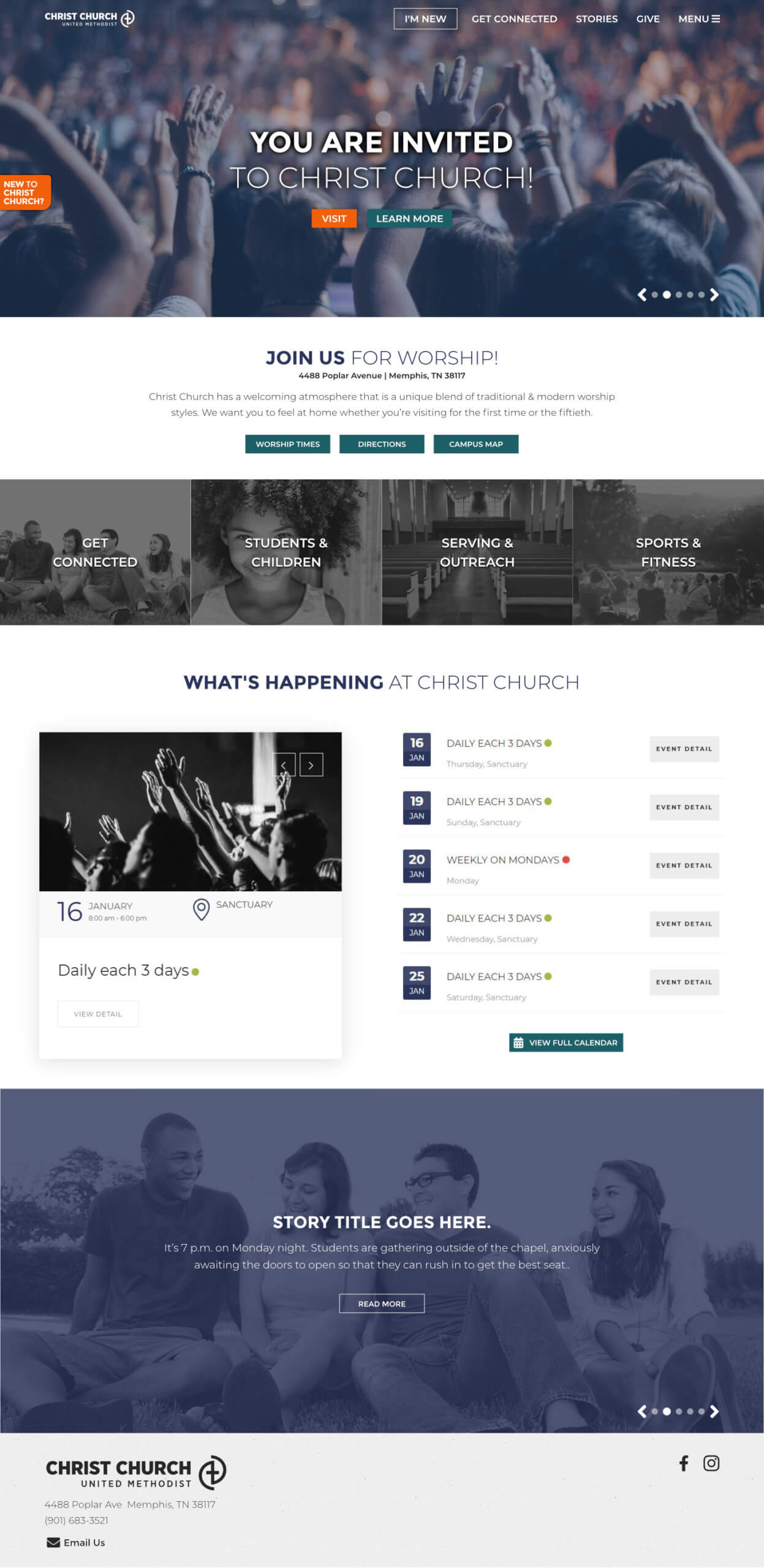 Christ Church United Methodist Church website